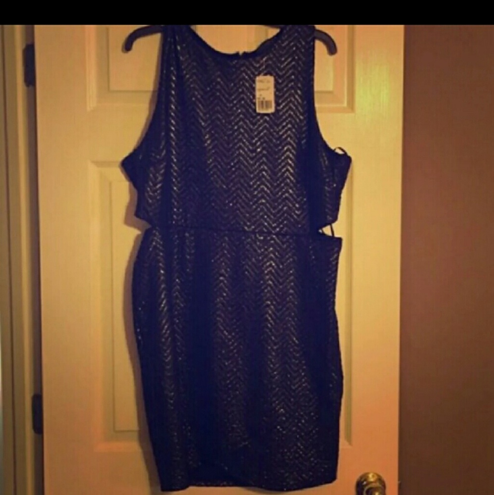 Black and Silver Bodycon